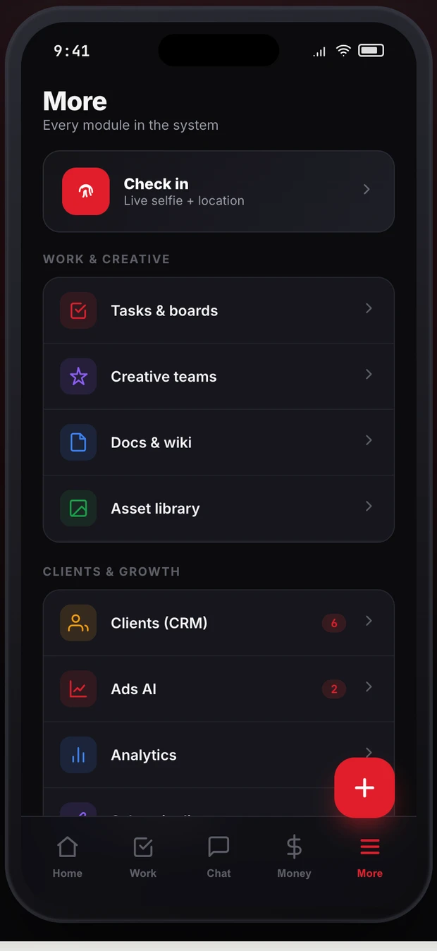 More · module hub